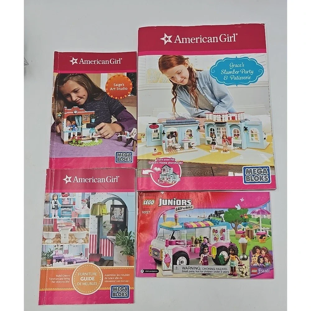 American Girl Doll Legos Mega Blocks Friends City 5lb Mixed Pleasant Company Lot
